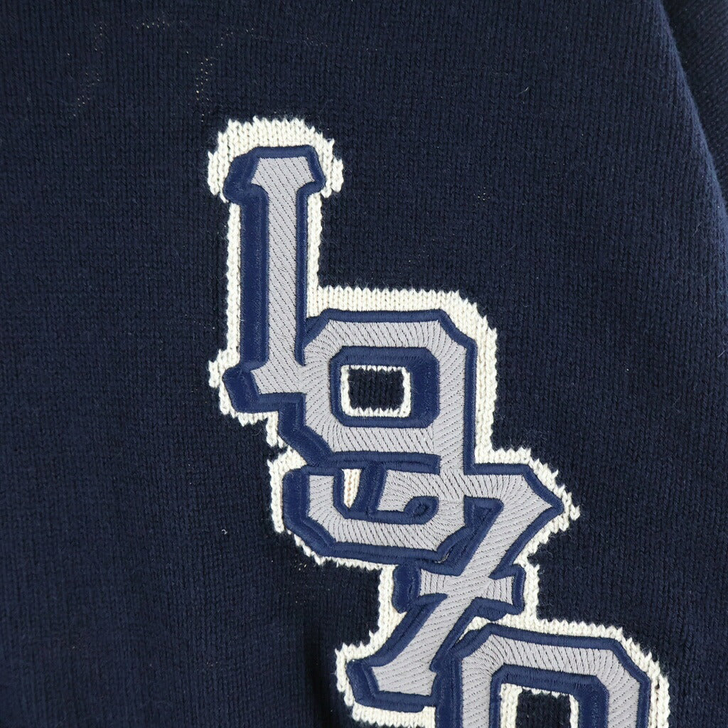 KENZO(ケンゾー) 22AW Tiger Varsity sweatshirt ニゴータイガーヴァーシティロゴニットセーター ネイビー FC65PU3163BC