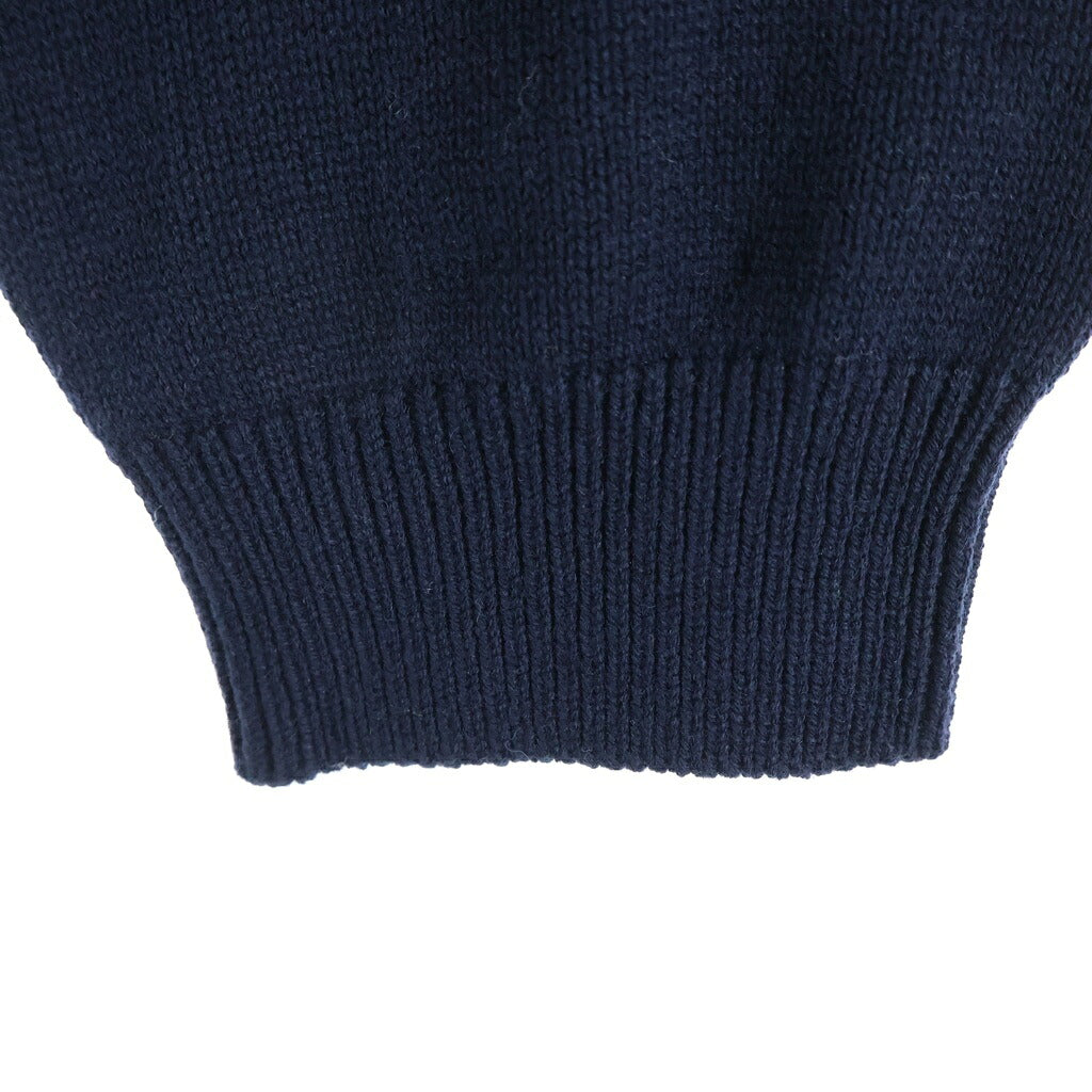 KENZO(ケンゾー) 22AW Tiger Varsity sweatshirt ニゴータイガーヴァーシティロゴニットセーター ネイビー FC65PU3163BC