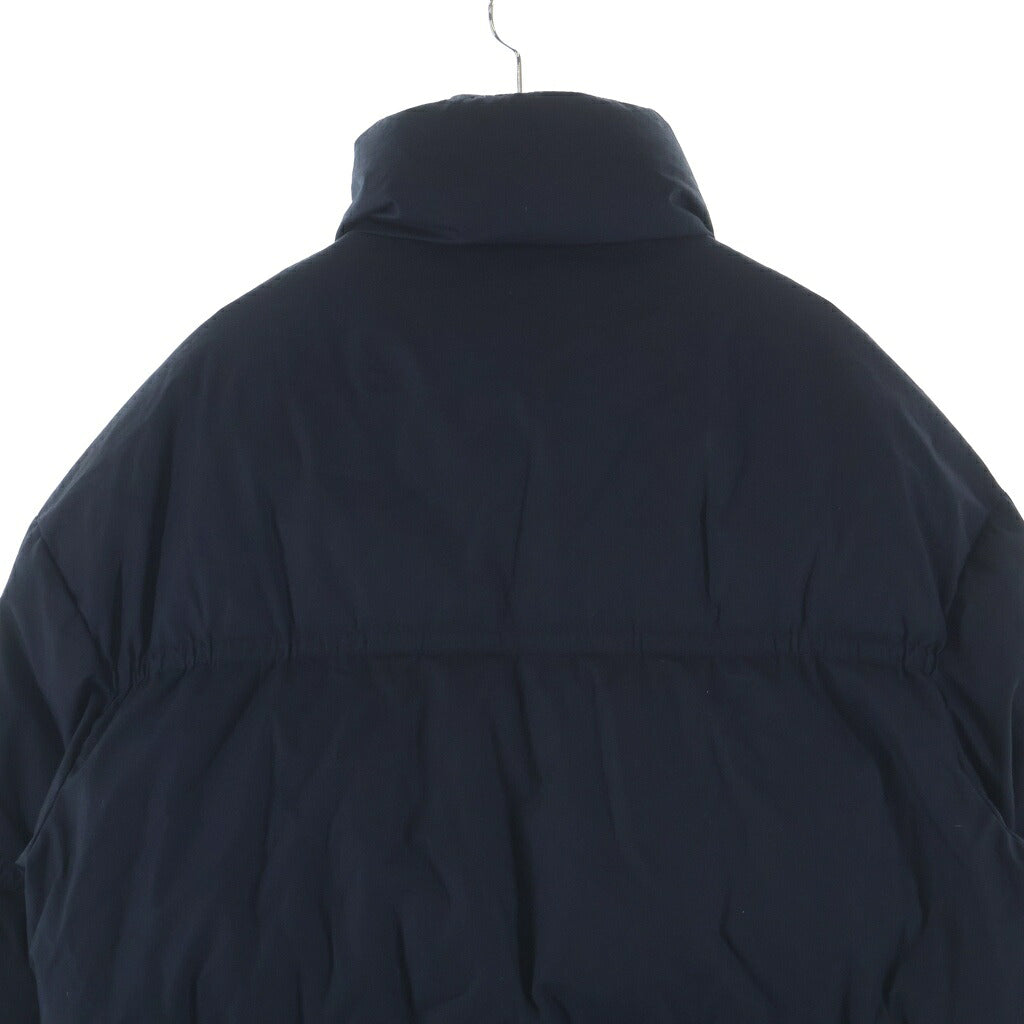 MONCLER(モンクレール) ×JIL SANDER ジルサンダー Mimimycin Down Jacket ミミミシン ダウンジャケット ロゴプレート ネイビー レディース K24051A00018