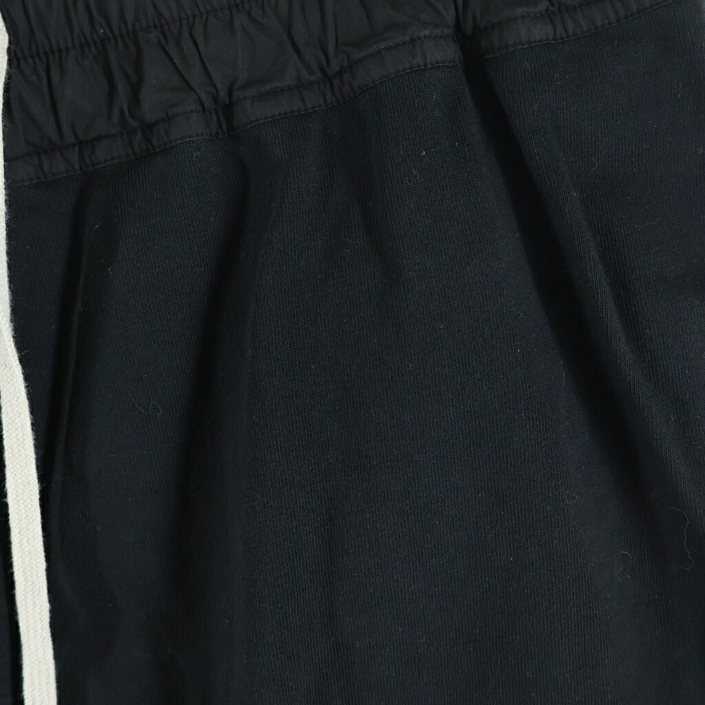 Rick Owens DRKSHDW(リックオウエンス ダークシャドウ) 22SS Jersey Trucker Cut Offs ジャージー トラッカー カットオフ ショートパンツ ブラック DU01B7388-RIG