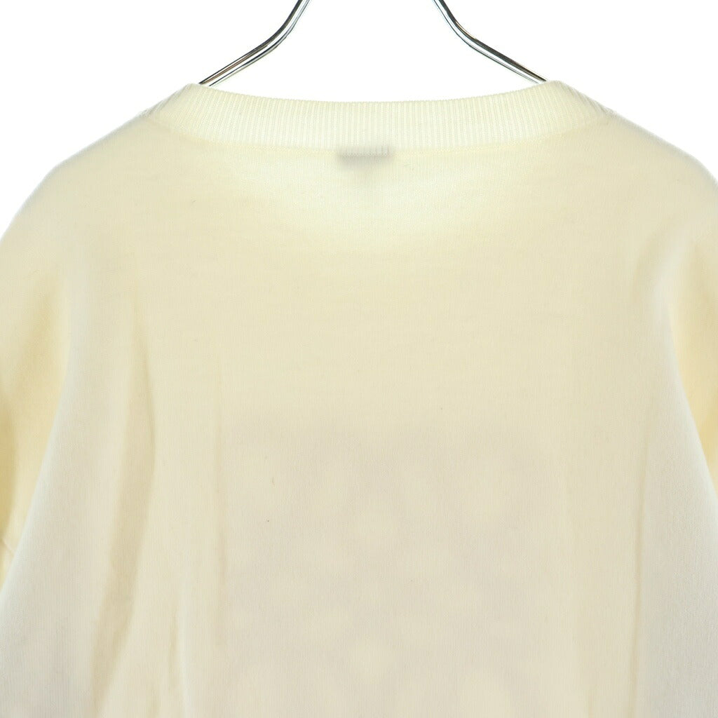 LOEWE(ロエベ) Debossed Anagram Sweater アナグラムロゴ クルーネック ニットセーター アイボリー H526Y14KEE