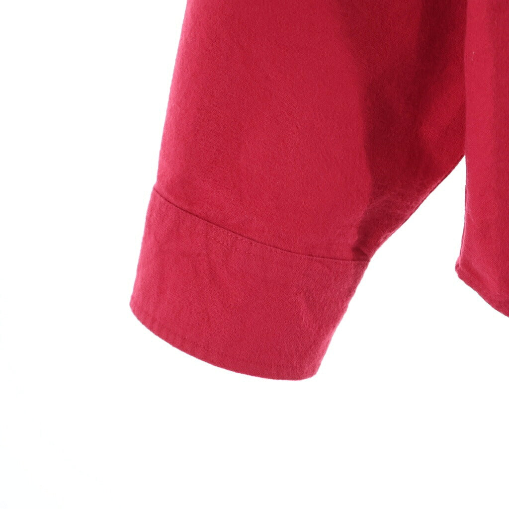 SUPREME(シュプリーム) 25AW Loose Fit Flennel Oxford Shirt ルーズフィット フランネル オックスフォード 長袖シャツ レッド