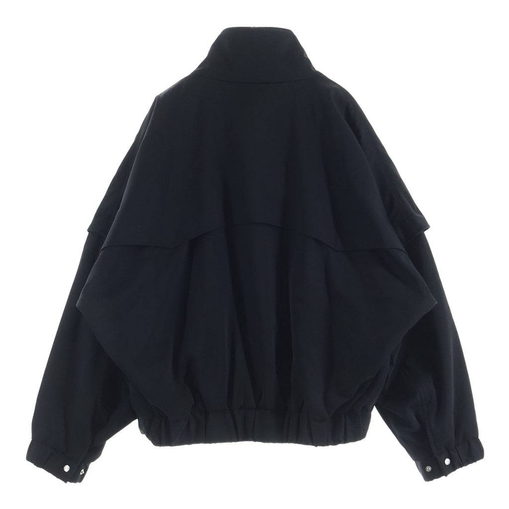 08sircus(ゼロエイトサーカス) Light twill padded detachable short blouson ライトツイル中綿デタッチャブルショートブルゾン ブラック S25AW-OT07