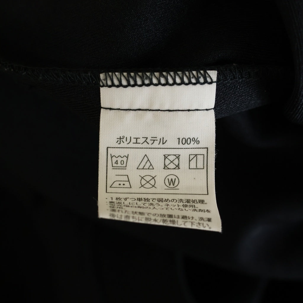COOTIE PRODUCTIONS(クーティー プロダクションズ) Polyester Twill Half Zip Hoodie ポリエステル ハーフジップ フーディパーカー ブラック