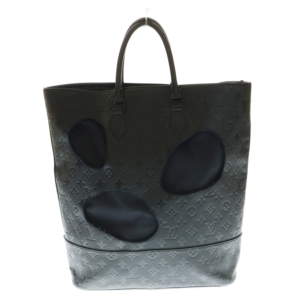 LOUIS VUITTON(ルイヴィトン) × COMME des GARCONS 川久保玲 ウィズホールズ レザーハンドバッグ M58661 ブラック