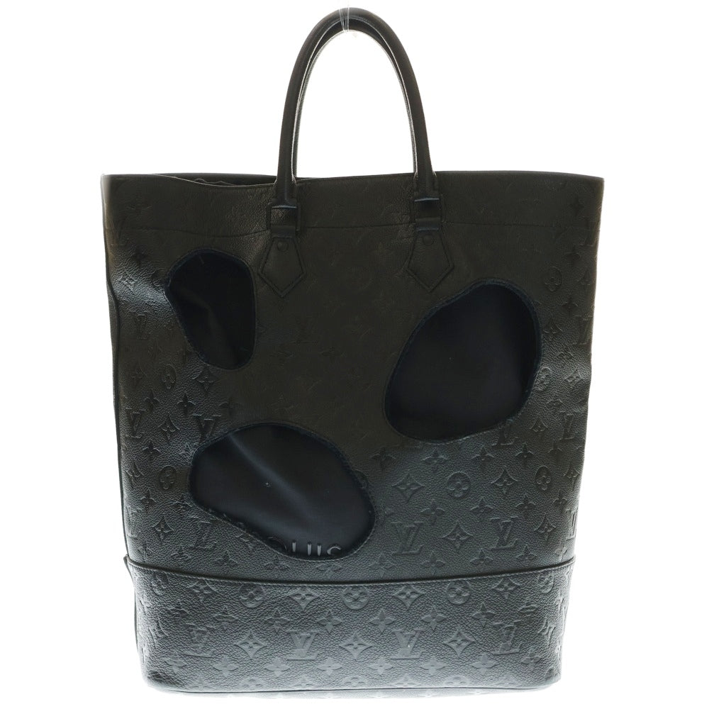 LOUIS VUITTON(ルイヴィトン) × COMME des GARCONS 川久保玲 ウィズホールズ レザーハンドバッグ M58661 ブラック