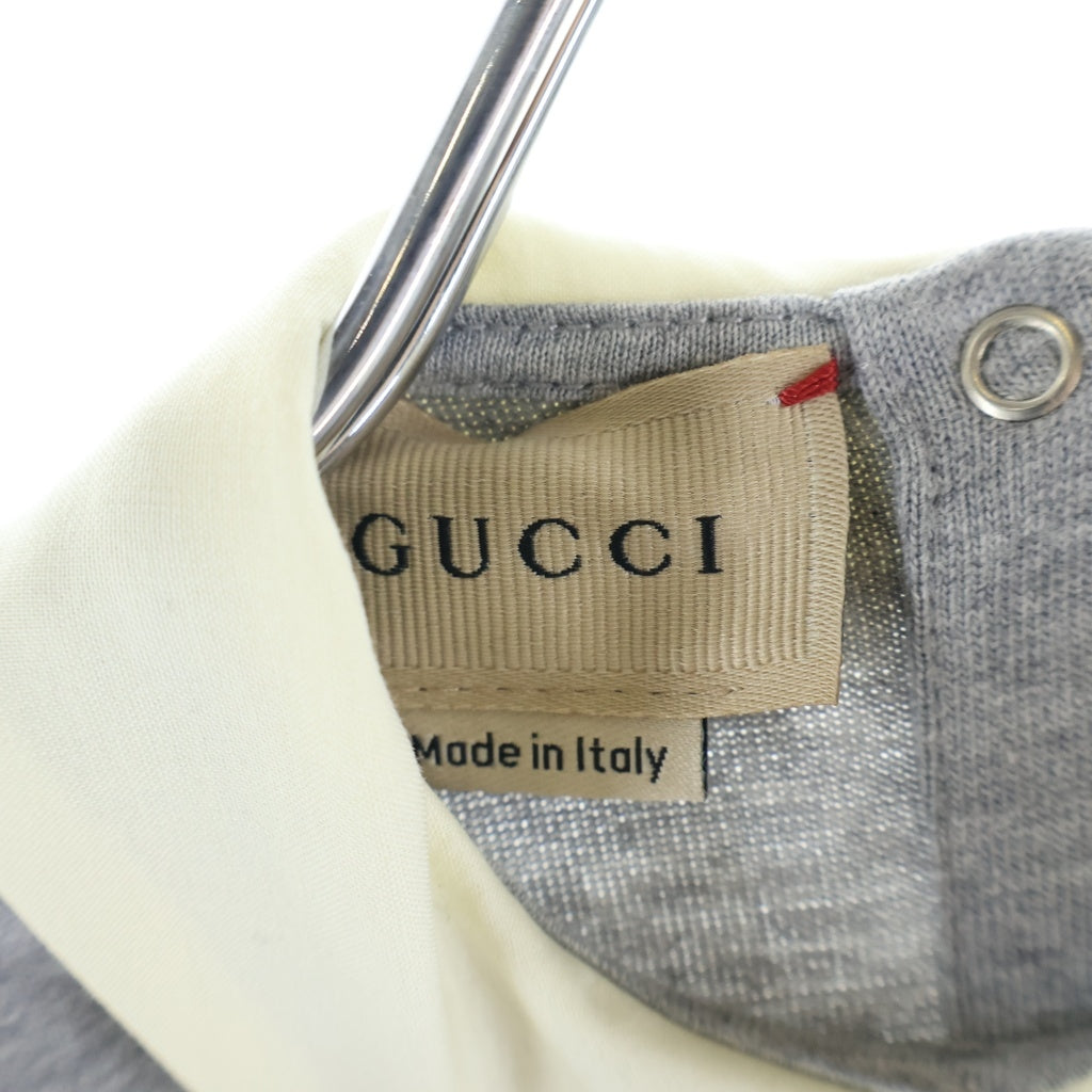 GUCCI(グッチ) シェリーライン コットン 2ピース ロンパース グレー 766683 XJF8F
