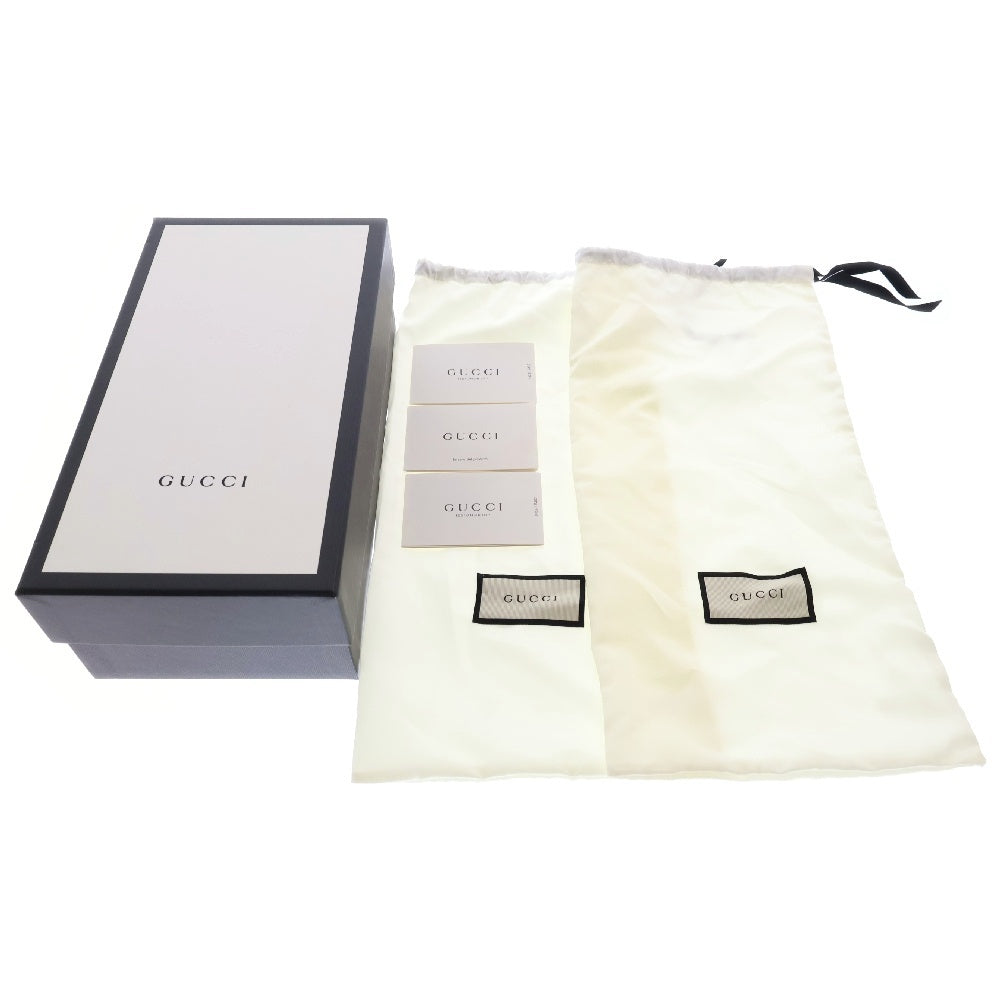 GUCCI(グッチ) GG柄シャワーサンダル ブラック レザー×ラバー 42 567115BMJ00 箱.袋