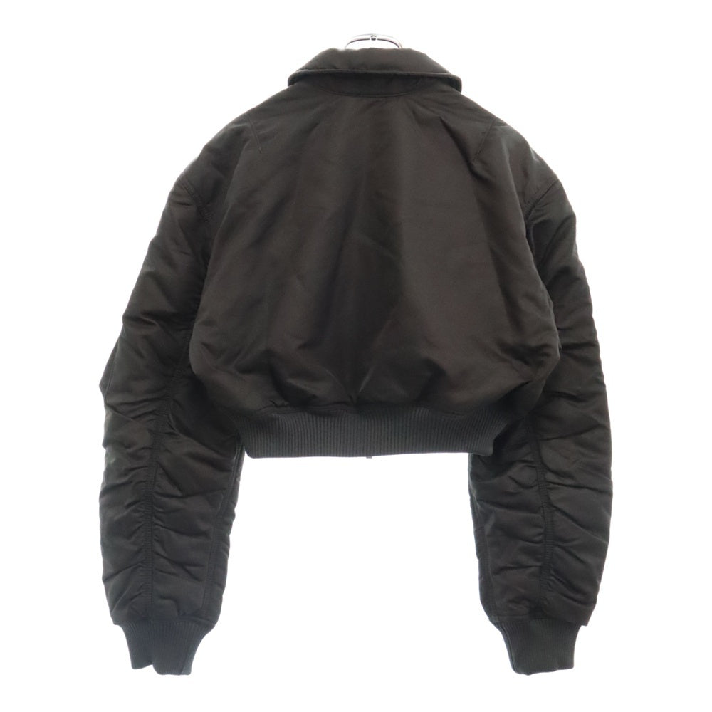 Acne Studios(アクネ ストゥディオズ) Bomber jacket ショート丈ナイロンボンバージャケット ブラック OUTW000923