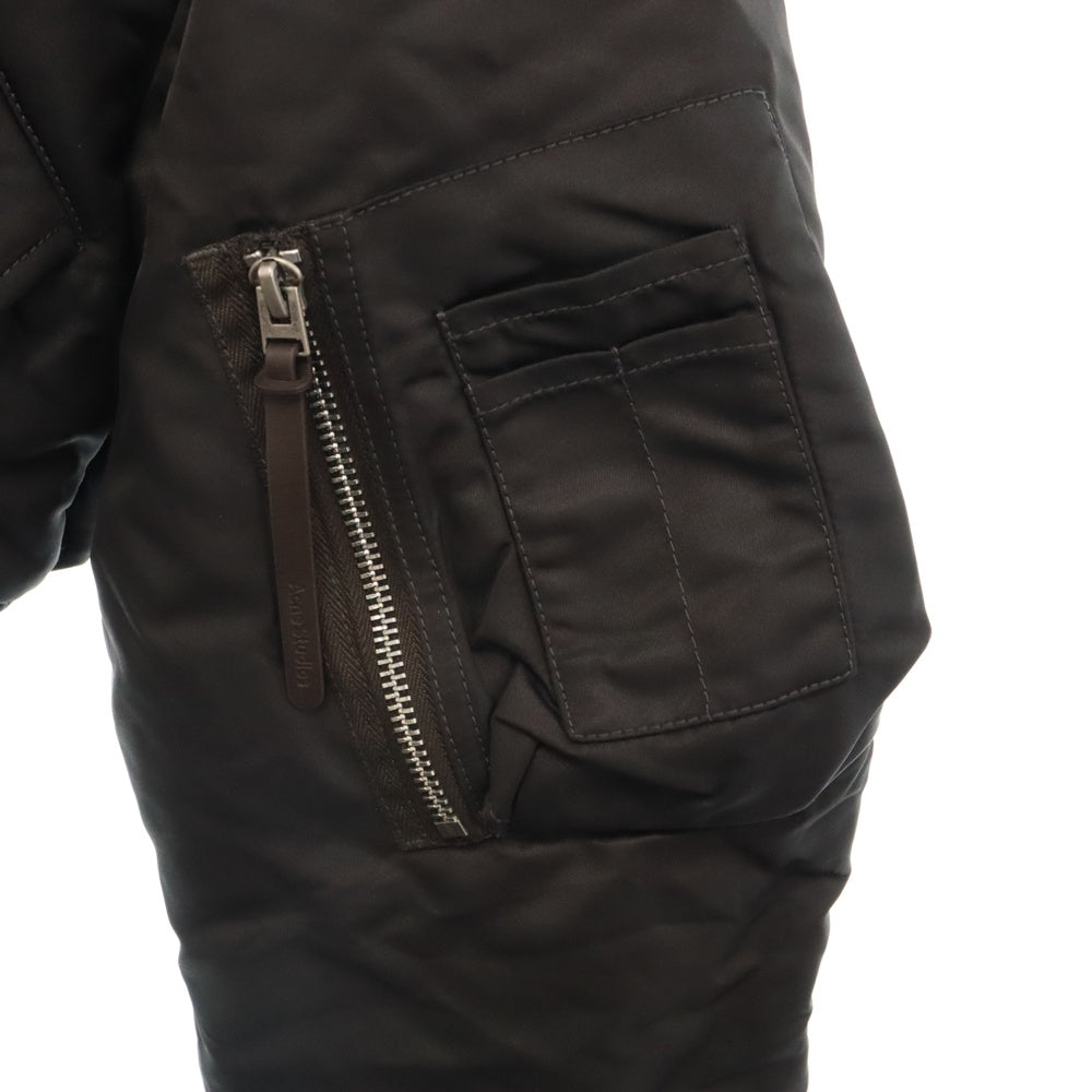 Acne Studios(アクネ ストゥディオズ) Bomber jacket ショート丈ナイロンボンバージャケット ブラック OUTW000923