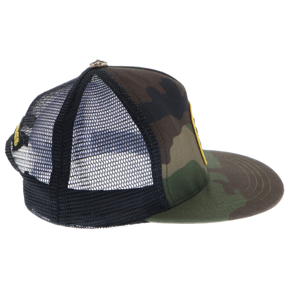 CHROME HEARTS(クロムハーツ) Yellow CH Plus Trucker Cap イエローCHプラストラッカーキャップ カモフラ×イエロー 迷彩 帽子