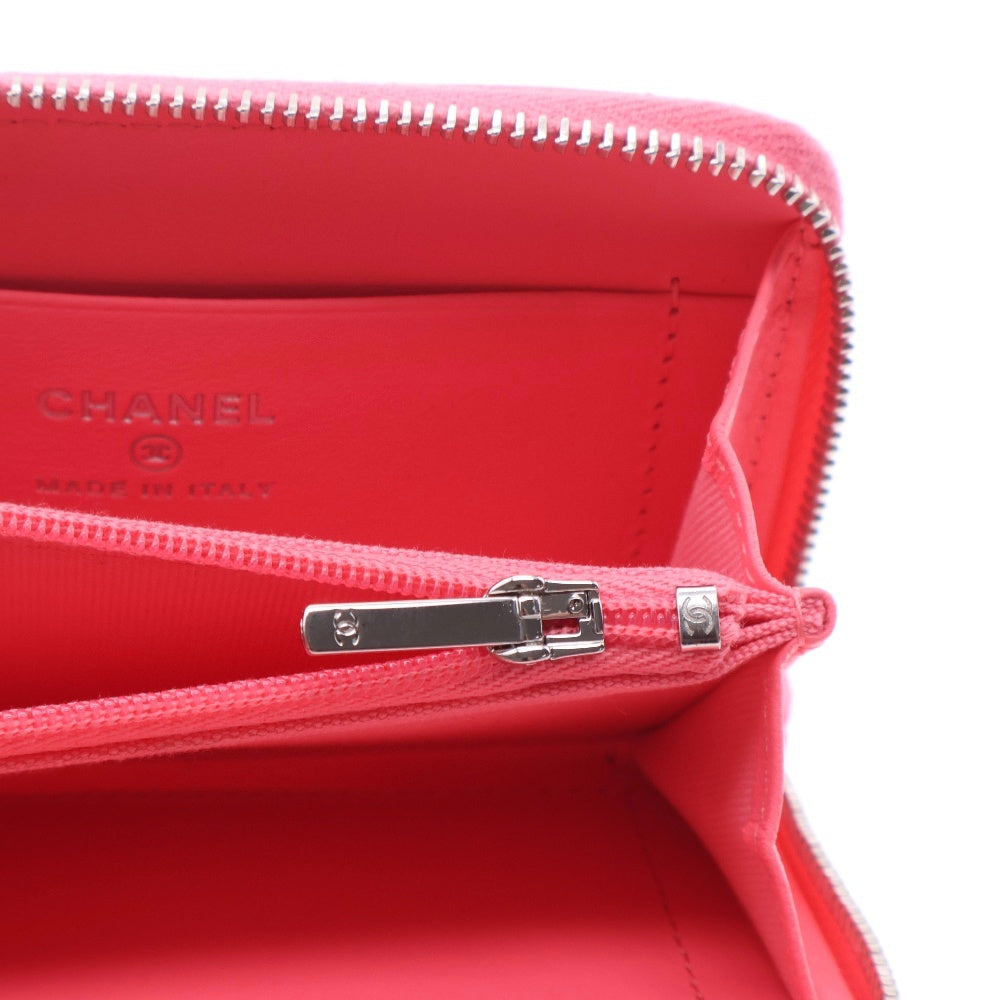 CHANEL(シャネル) ココマーク スターコインパース ピンク ラムスキン AP3728 コンパクトウォレット 財布 シルバー金具