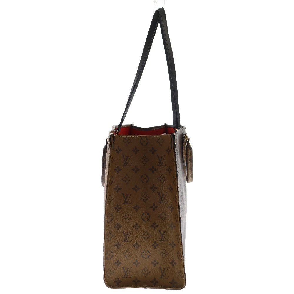 LOUIS VUITTON(ルイヴィトン) モノグラムリバース オンザゴーGM トートバッグ ハンドバッグ ブラウン PVCレザー RFID M44576