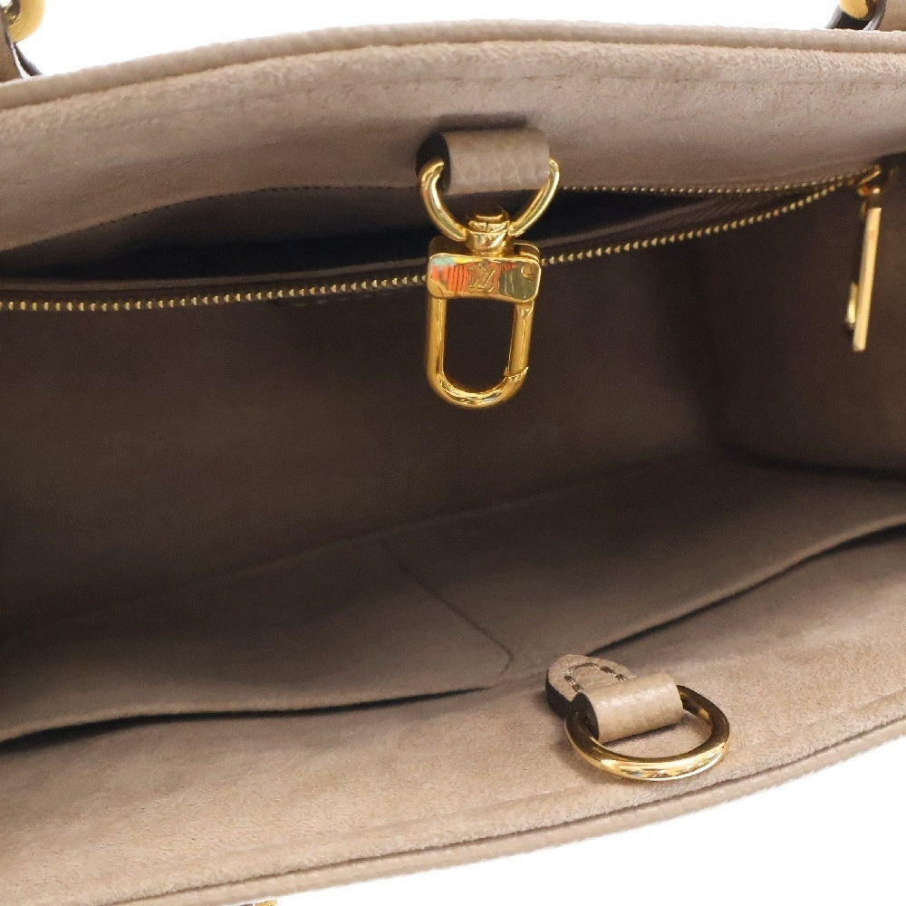 LOUIS VUITTON(ルイヴィトン) モノグラムアンプラント オンザゴーPM トゥルトレームクレーム 2WAY レザー ハンドバッグ ショルダーバッグ ベージュ レディース M45779