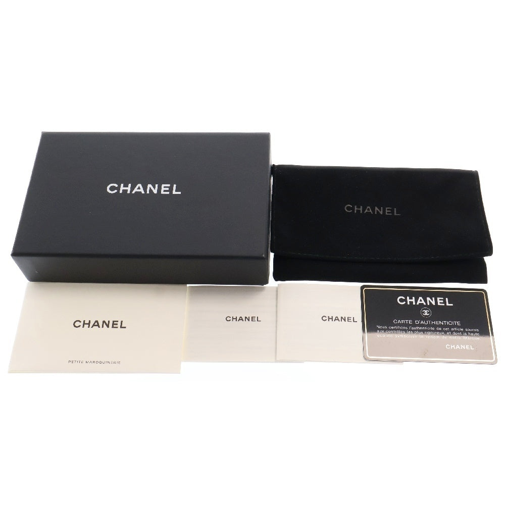 CHANEL(シャネル) マトラッセ ココマーク カードケース キャビアスキン コインケース 財布 ブラック SV金具