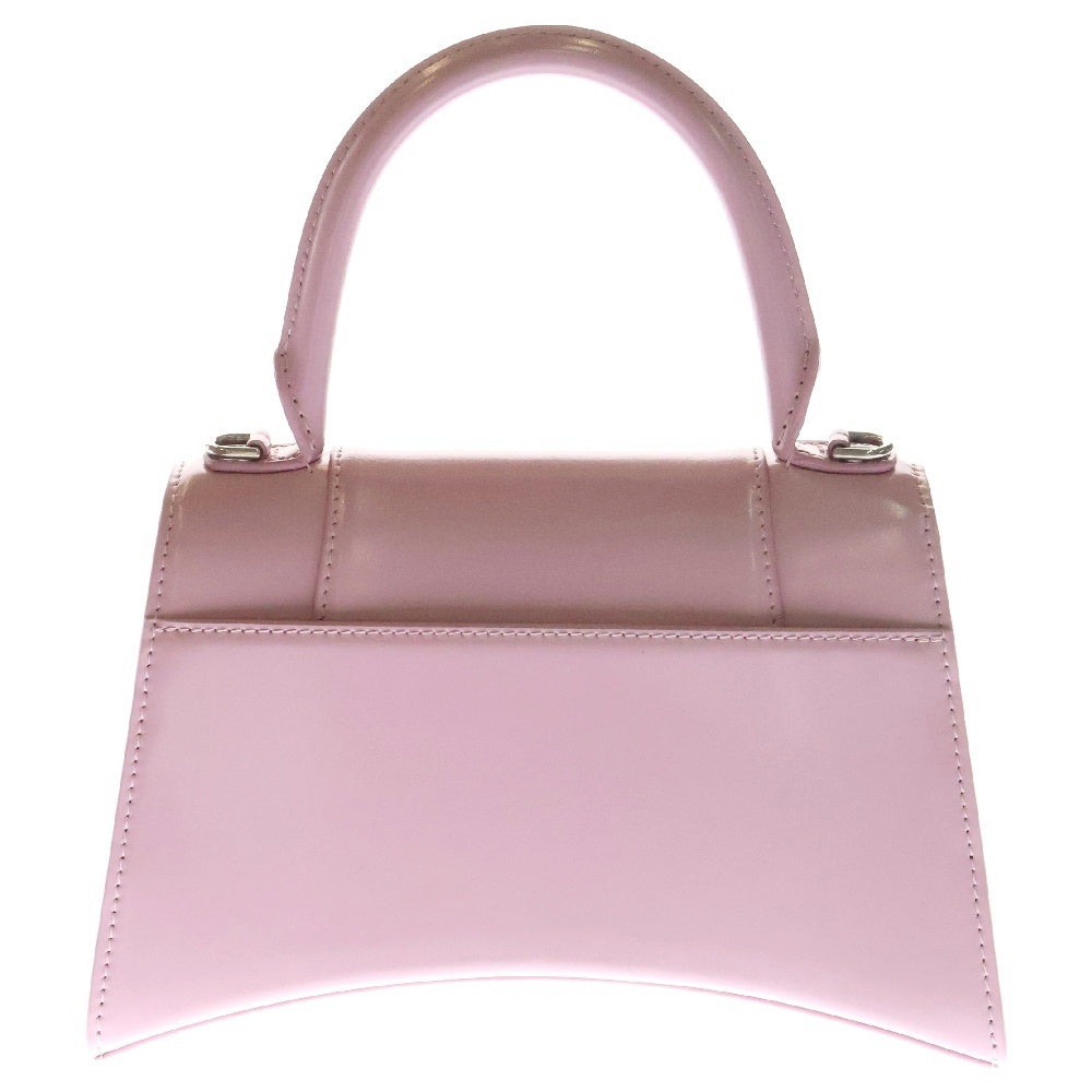BALENCIAGA(バレンシアガ) アワーグラス スモール レザー2WAYハンドバッグ ショルダーバッグ ピンク 593546
