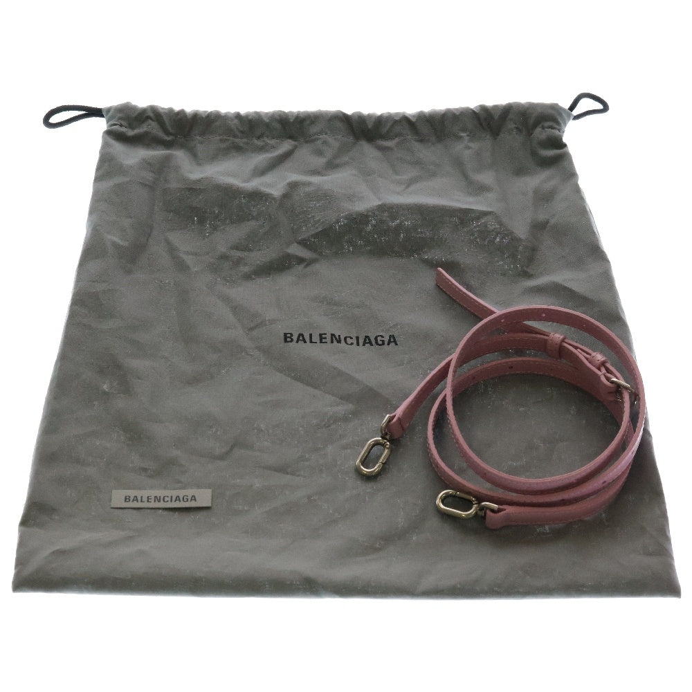 BALENCIAGA(バレンシアガ) アワーグラス スモール レザー2WAYハンドバッグ ショルダーバッグ ピンク 593546