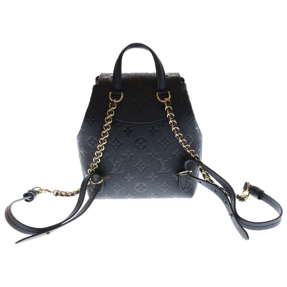 LOUIS VUITTON(ルイヴィトン) モノグラムアンプラント バックアップ ブラック ゴールド金具 レザー M47072 バックパック リュック