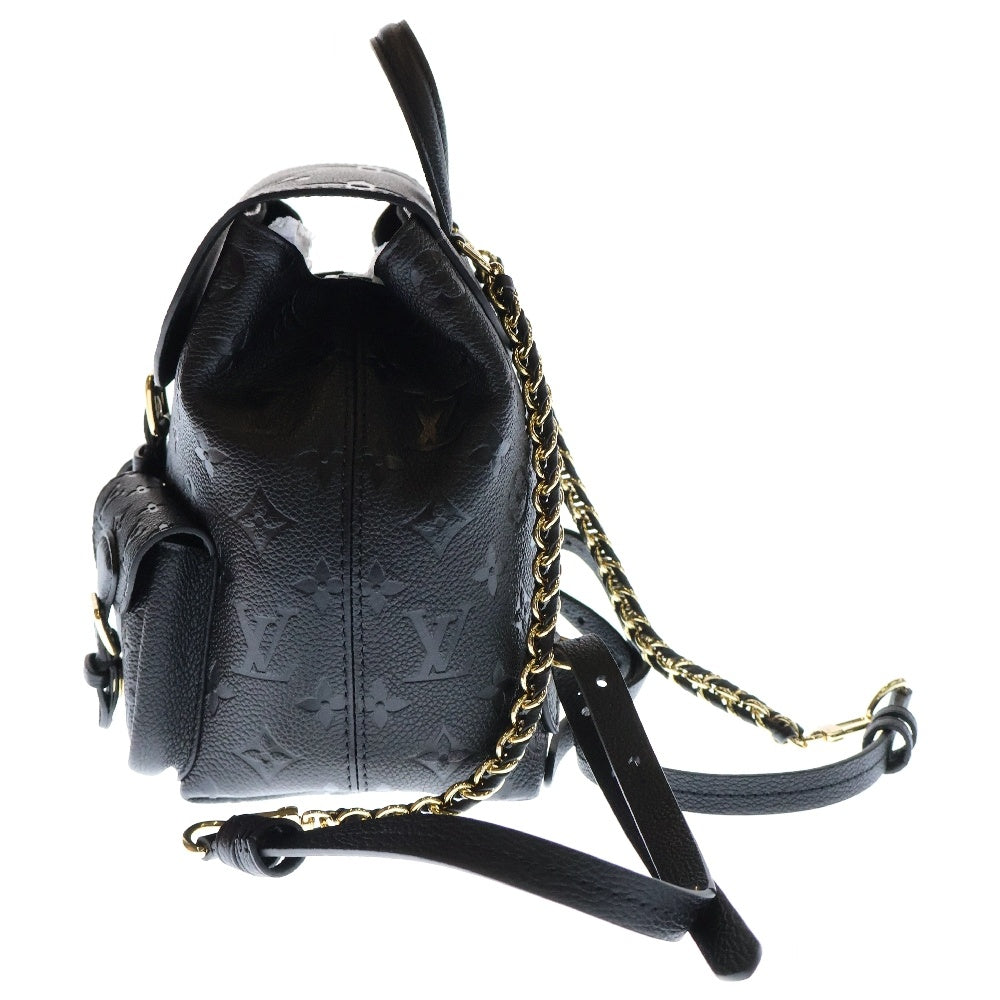 LOUIS VUITTON(ルイヴィトン) モノグラムアンプラント バックアップ ブラック ゴールド金具 レザー M47072 バックパック リュック