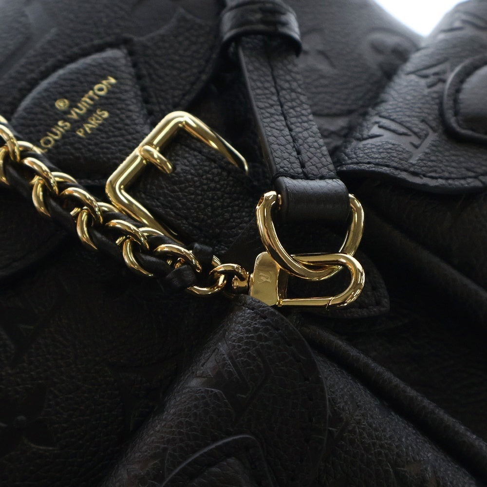 LOUIS VUITTON(ルイヴィトン) モノグラムアンプラント バックアップ ブラック ゴールド金具 レザー M47072 バックパック リュック