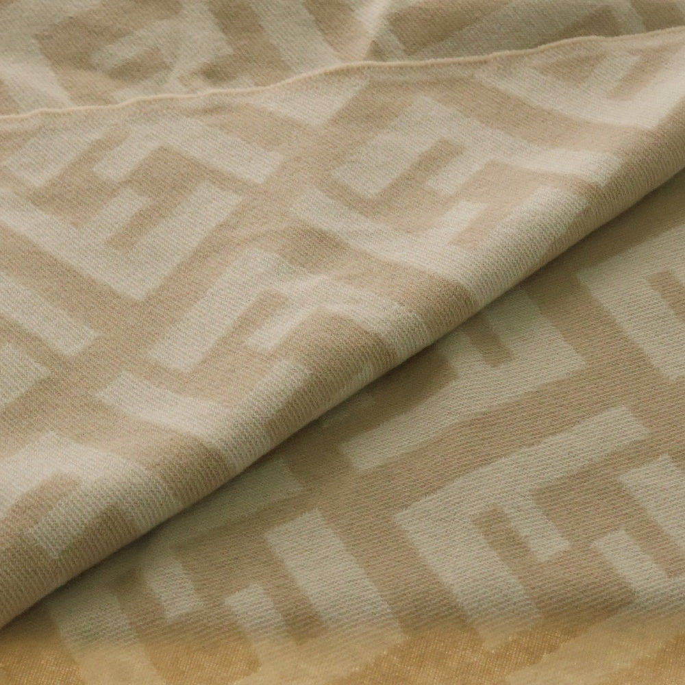 FENDI(フェンディ) FFマフラー ストール カシミヤ ベージュ FXT260A8RS
