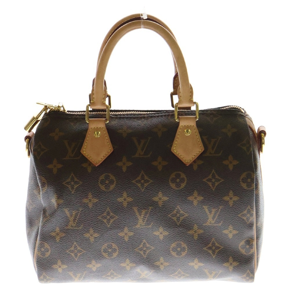 LOUIS VUITTON(ルイヴィトン) モノグラム スピーディ・バンドリエール25 2WAYバッグ ショルダーバッグ ブラウン ゴールド金具 M46977