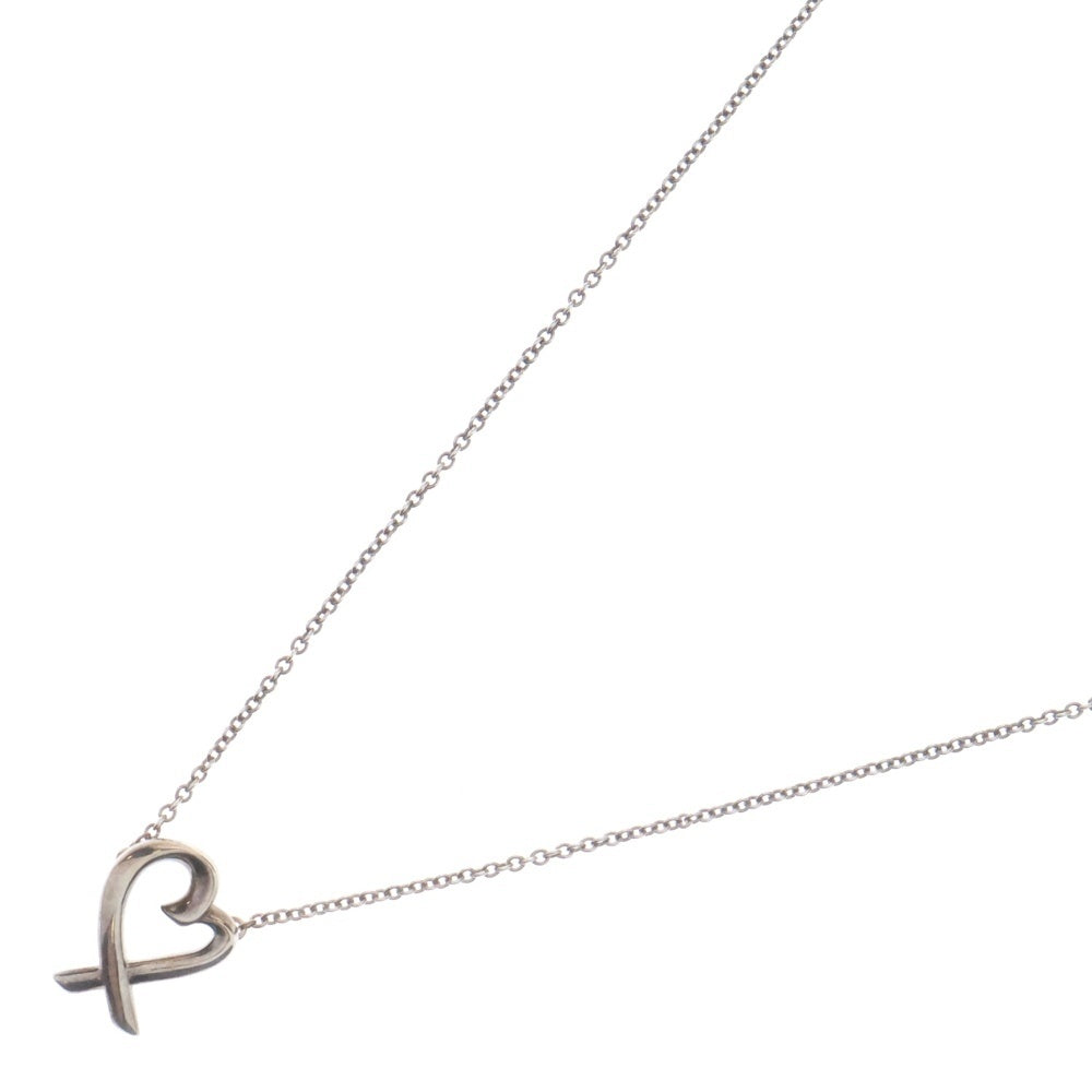 TIFFANY&Co(ティファニー) ラビングハート ネックレス シルバー