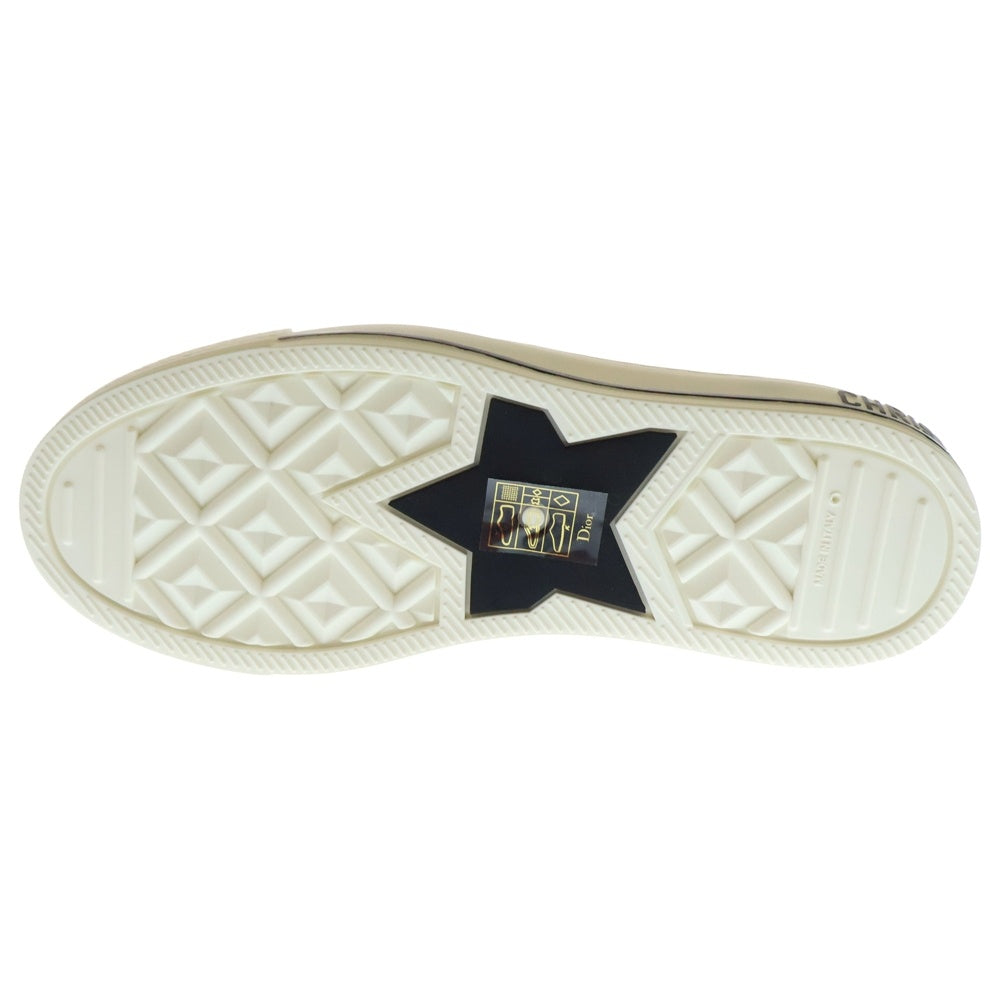 DIOR(ディオール) WALK'N'DIOR ハイトップ チェック ハイカットスニーカー ブラック×イエロー レディース KCK341TKT