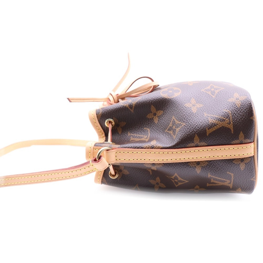 LOUIS VUITTON(ルイヴィトン) モノグラム ナノノエ ブラウン PVC ショルダーバッグ M41346