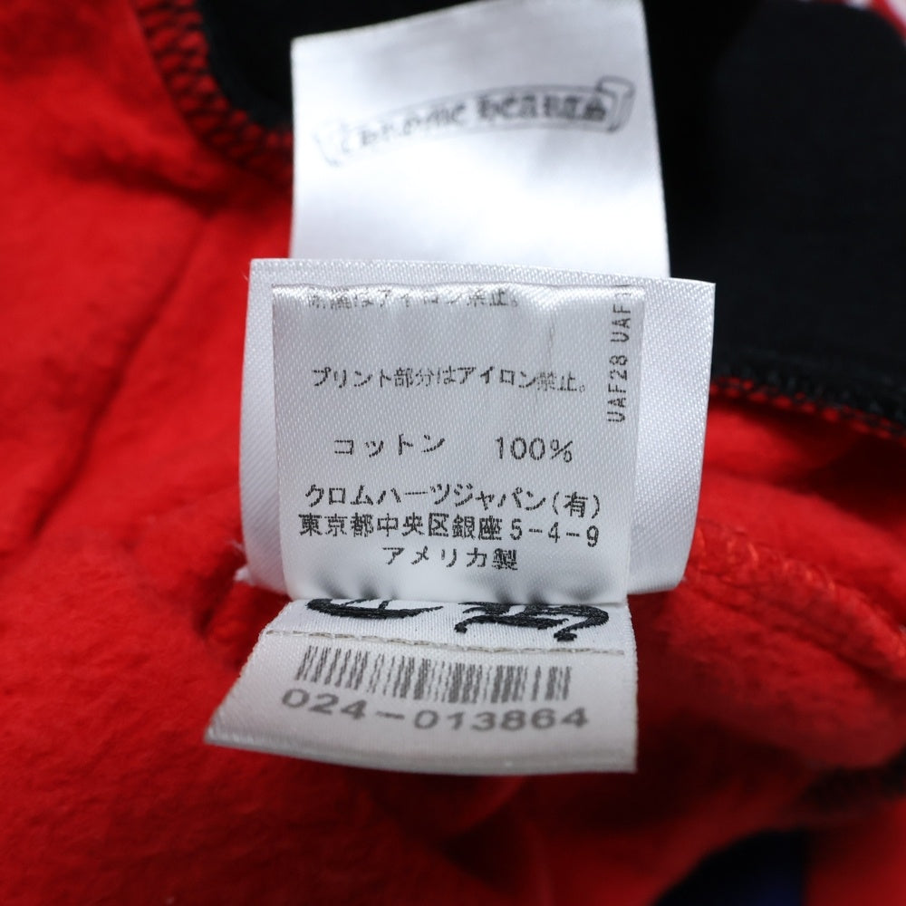 CHROME HEARTS(クロムハーツ) MATTY BOY Chomper Horseshoe CHプラス Hoodie マッティボーイ チョンパーホースシュー フーディ プルオーバースウェットパーカー マルチカラー レッド/ブラック
