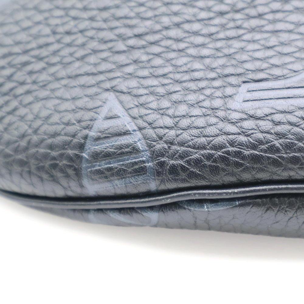 LOUIS VUITTON(ルイヴィトン) ディスカバリー バムバック ブラック レザー ボディバッグ RFID M57289