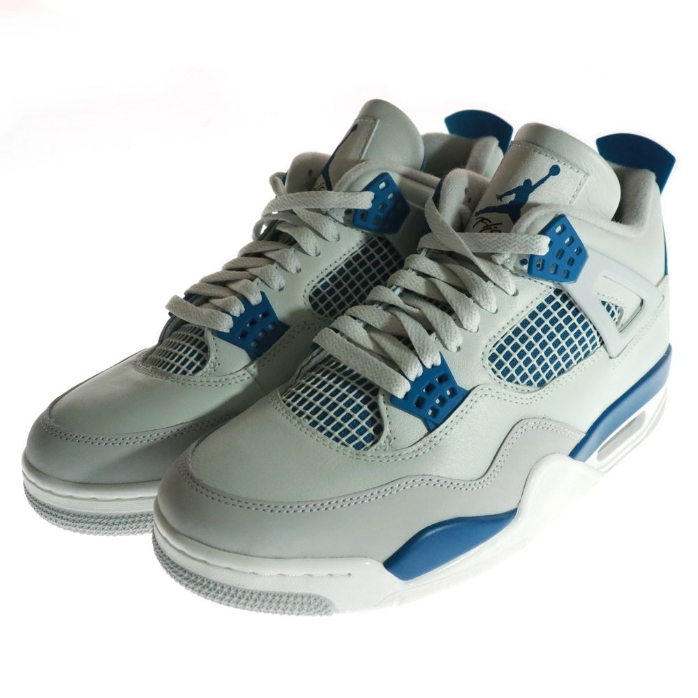 NIKE(ナイキ) AIR JORDAN 4 Industrial Blue エアジョーダン 4 ミッドカットスニーカー インダストリアル ブルー/ホワイト US9/27cm FV5029-141