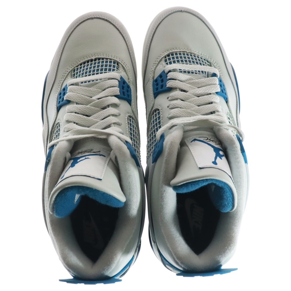 NIKE(ナイキ) AIR JORDAN 4 Industrial Blue エアジョーダン 4 ミッドカットスニーカー インダストリアル ブルー/ホワイト US9/27cm FV5029-141