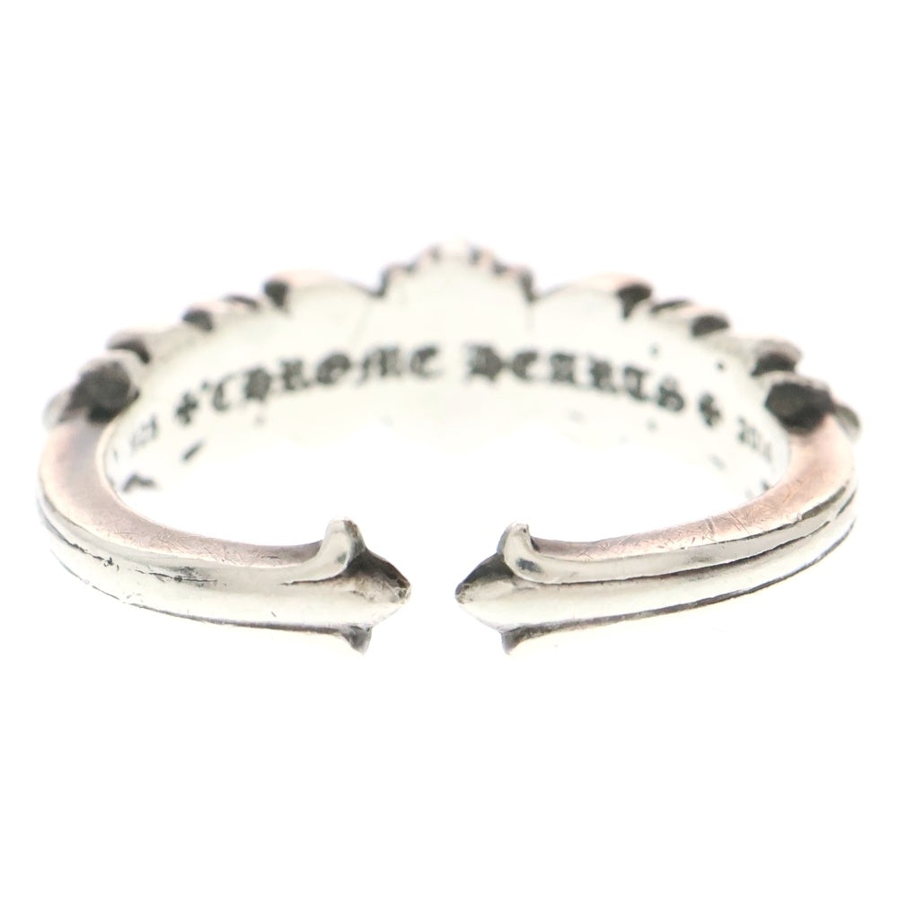 CHROME HEARTS(クロムハーツ) BABY CLSC P D ベイビークラシックダブルフローラル PAVEダイヤ シルバーリング