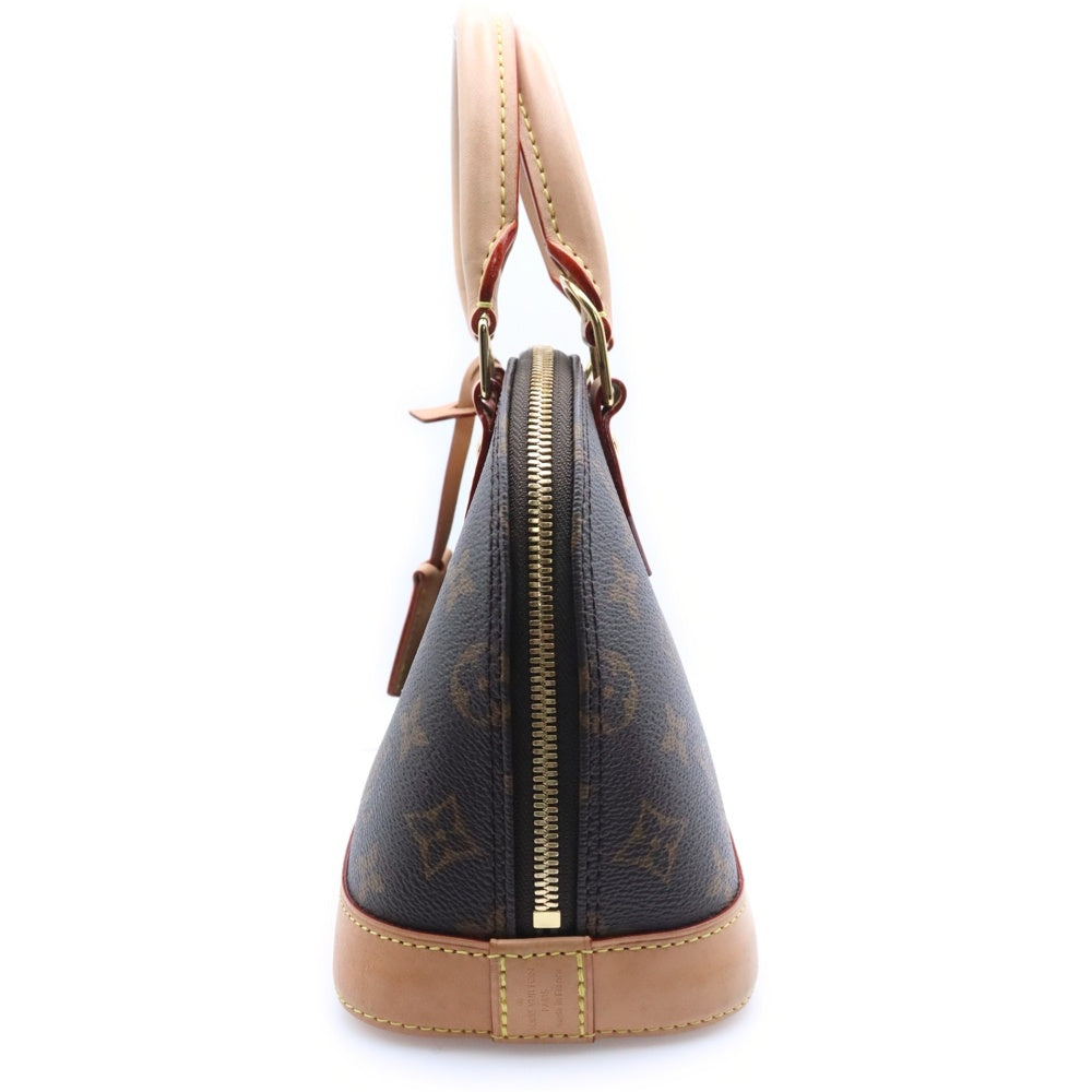 LOUIS VUITTON(ルイヴィトン) アルマBB モノグラム PVC レザー 2WAY ハンド ショルダーバッグ ゴールド金具 ブラウン M53152