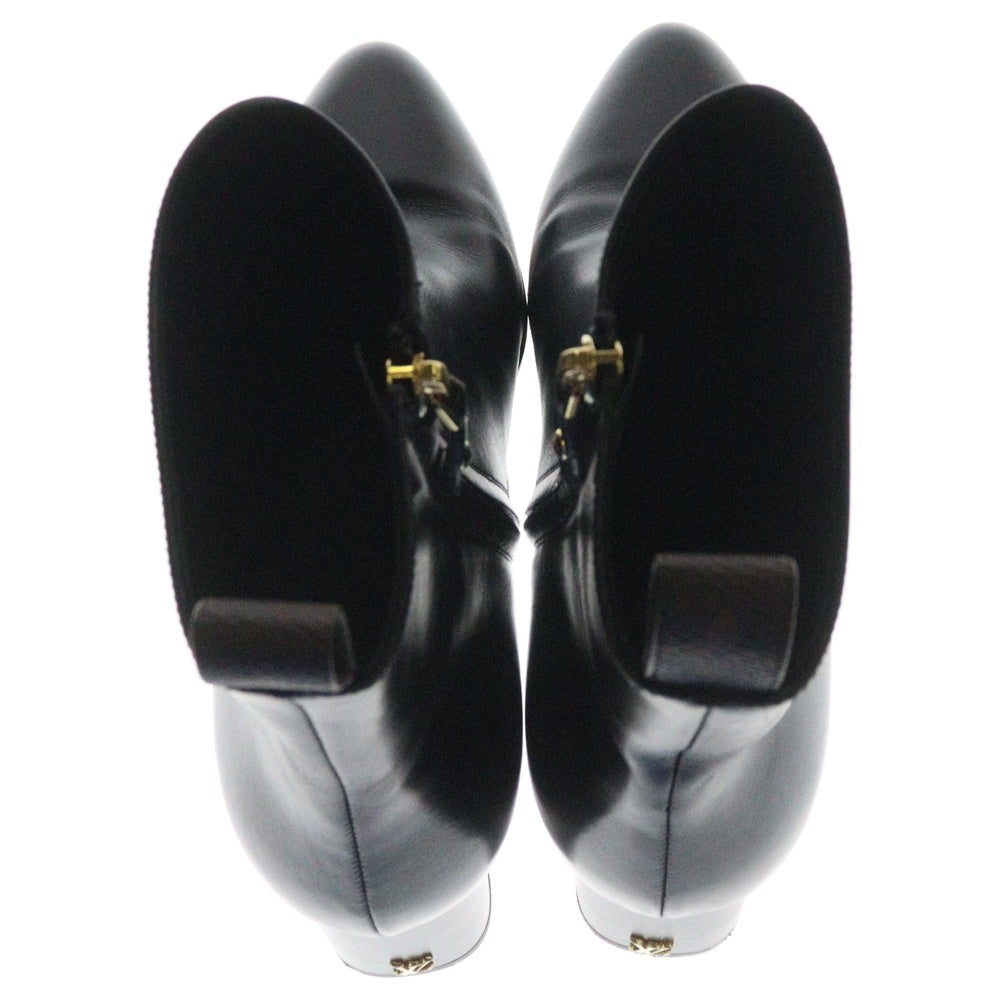 LOUIS VUITTON(ルイヴィトン) LV ドナ アンクルブーツ ヒールブーツ ブラック レザー 1ADA8O#37