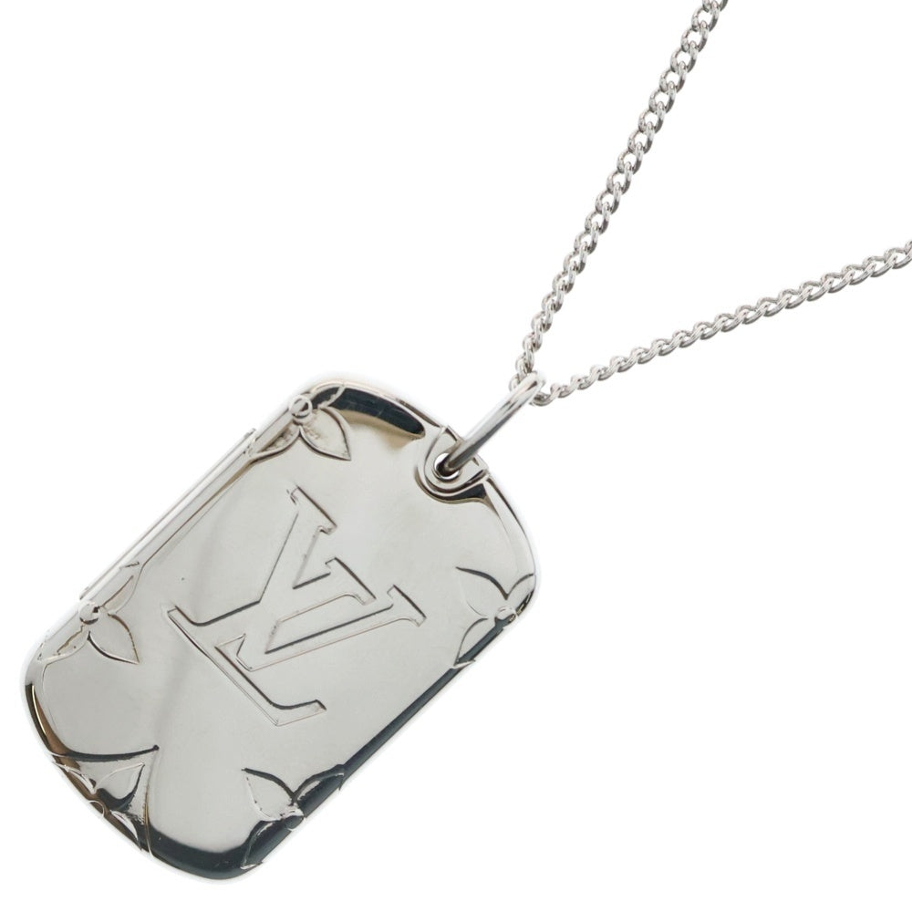 LOUIS VUITTON(ルイヴィトン) LVロケットネックレス M62484 シルバー メタル ペンダント アクセサリー