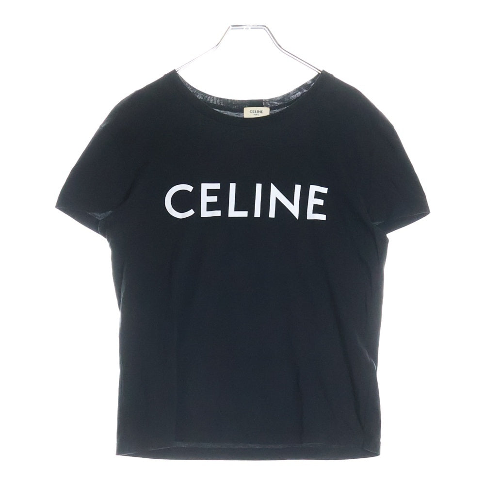 CELINE(セリーヌ) Logo Print Tee X237370E ロゴプリント 半袖Tシャツ カットソー ブラック