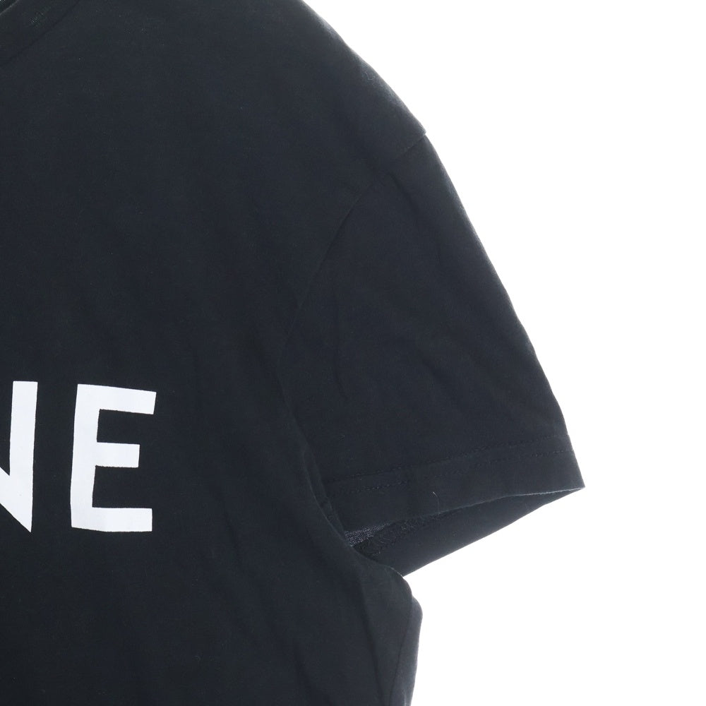 CELINE(セリーヌ) Logo Print Tee X237370E ロゴプリント 半袖Tシャツ カットソー ブラック