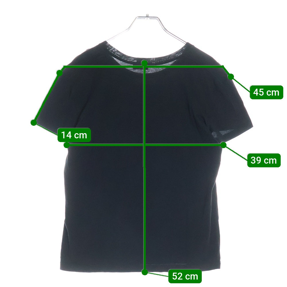 CELINE(セリーヌ) Logo Print Tee X237370E ロゴプリント 半袖Tシャツ カットソー ブラック