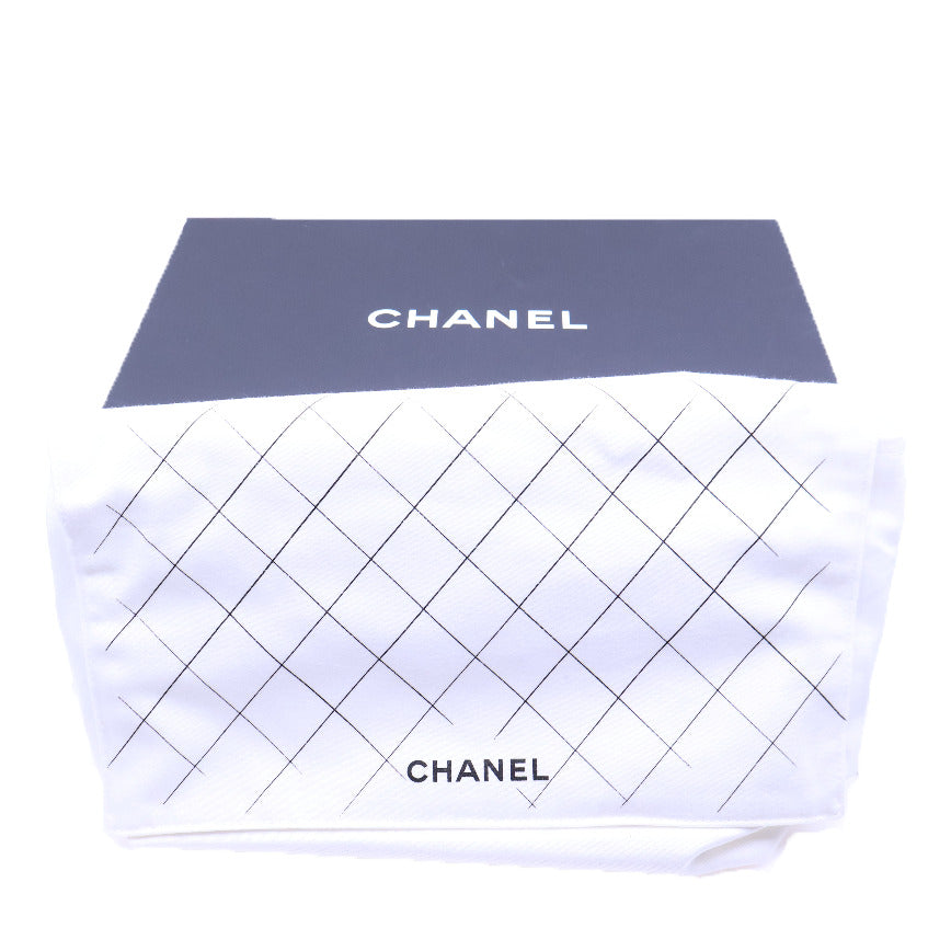 CHANEL(シャネル) マトラッセ25 ダブルフラップ ダブルチェーン ショルダーバッグ キャビアスキン ゴールド金具 ブラック プレートタイプ