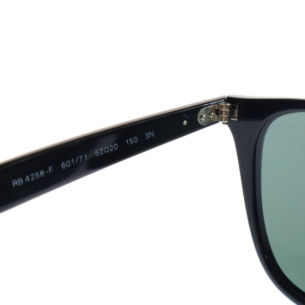 Ray Ban(レイバン) テンプルロゴ ウェリントン サングラス ブラック 52□20 RB4258F