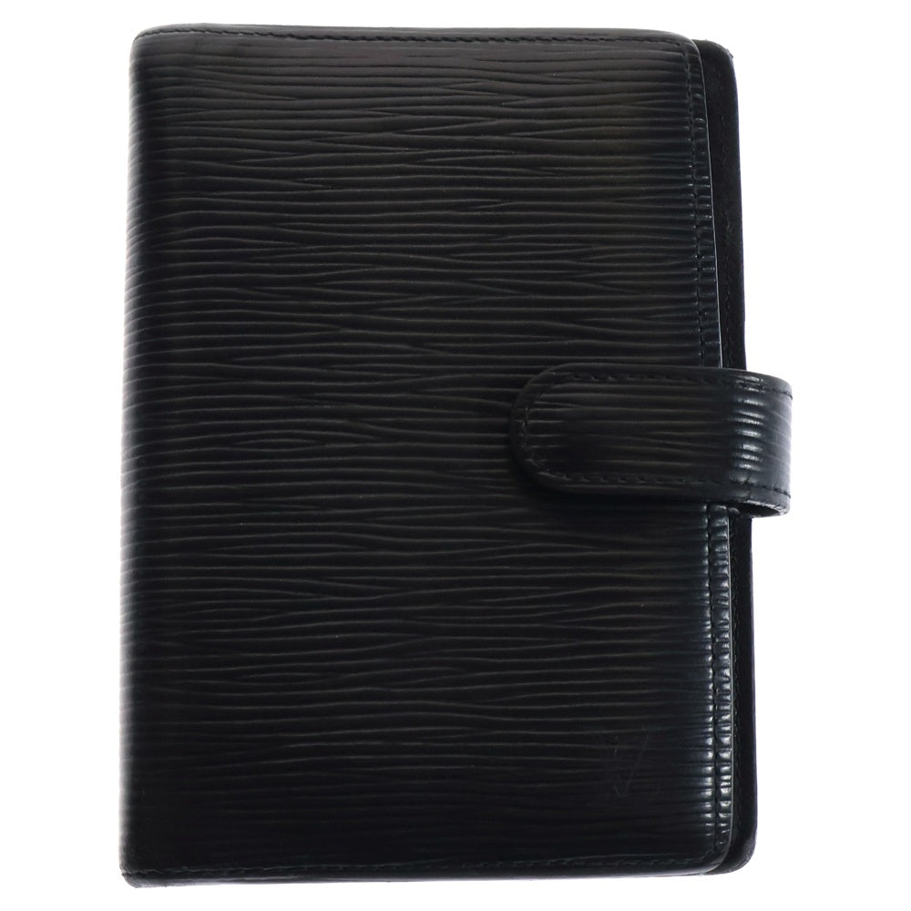 LOUIS VUITTON(ルイヴィトン) エピ アジェンダPM バインダー 手帳カバー ブックカバー ノート ブラック ゴールド金具 R20052