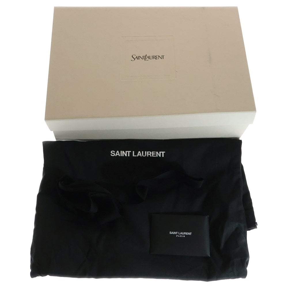 SAINT LAURENT PARIS(サンローランパリ) カサンドラ トップハンドル ロゴ 2WAYハンドバッグ ショルダーバッグ ボルドー 623930