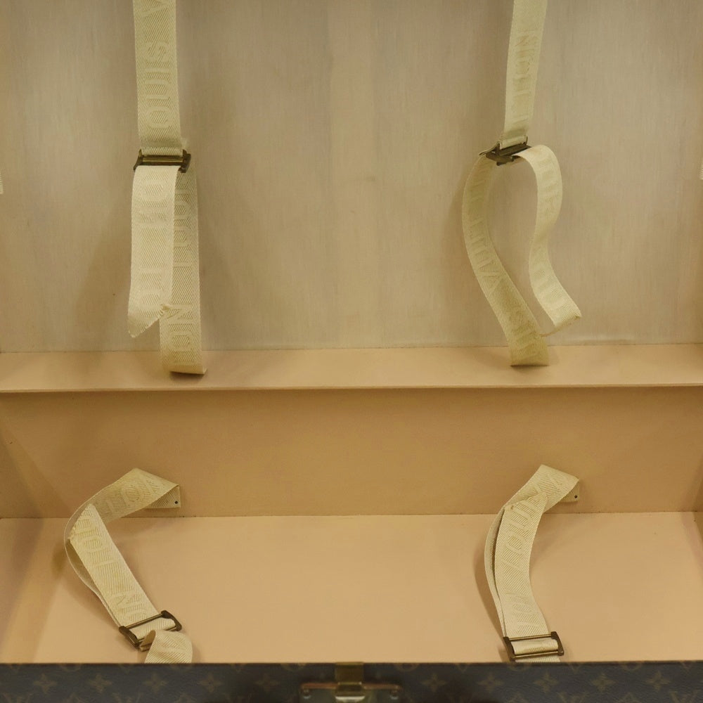 LOUIS VUITTON(ルイヴィトン) アルゼール75 モノグラム トランクケース トラベルバッグ ゴールド金具 ブラウン M21225