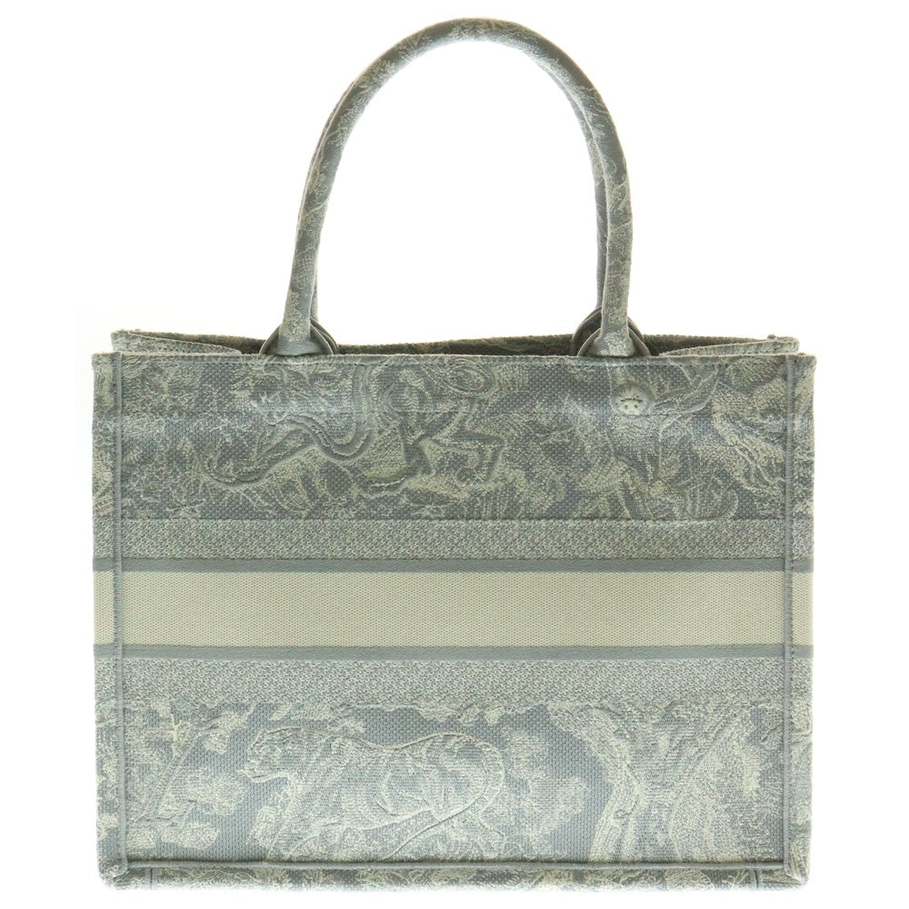 DIOR(ディオール) BOOK TOTE オブリーク エンブロイダリー ブックトート バッグ グレー