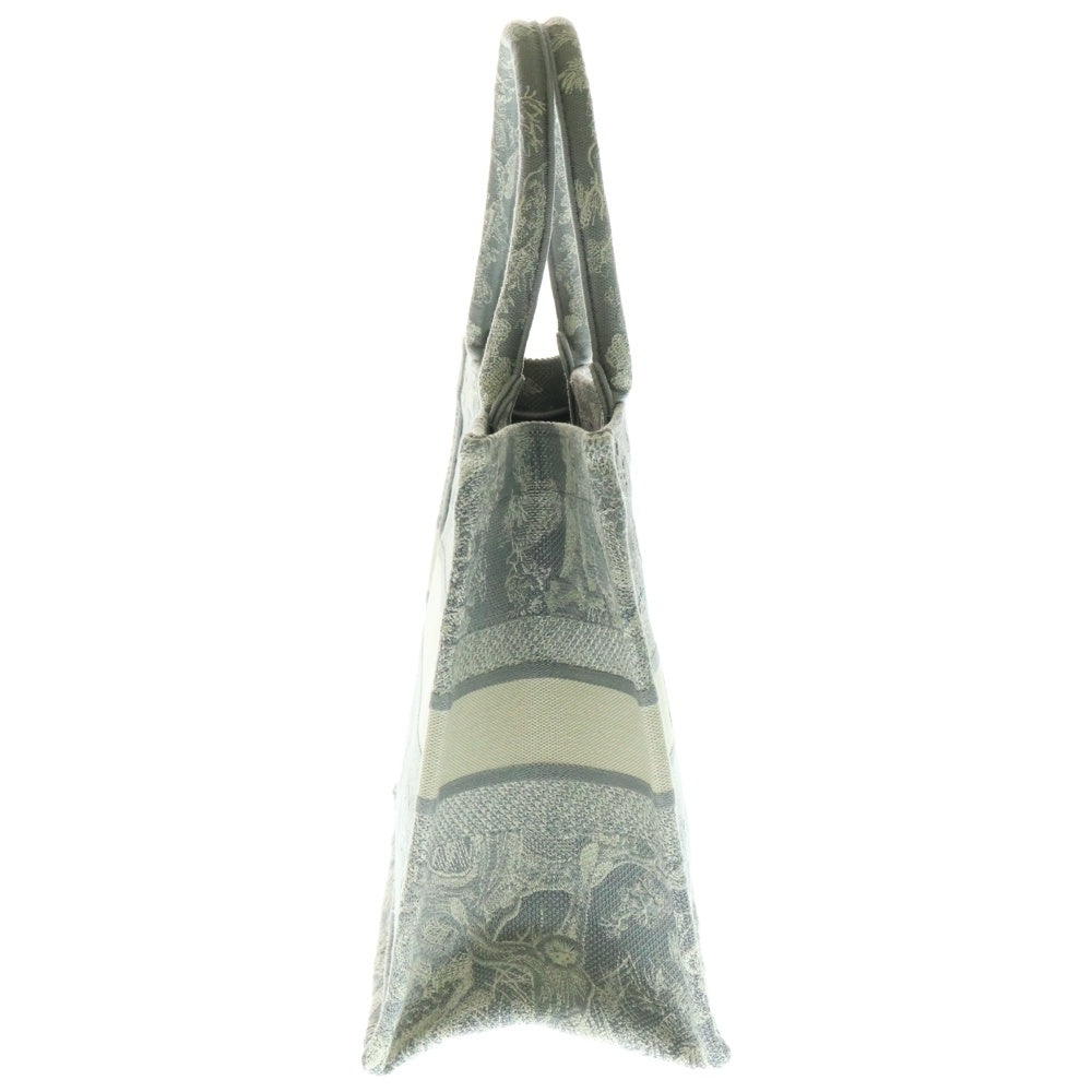 DIOR(ディオール) BOOK TOTE オブリーク エンブロイダリー ブックトート バッグ グレー