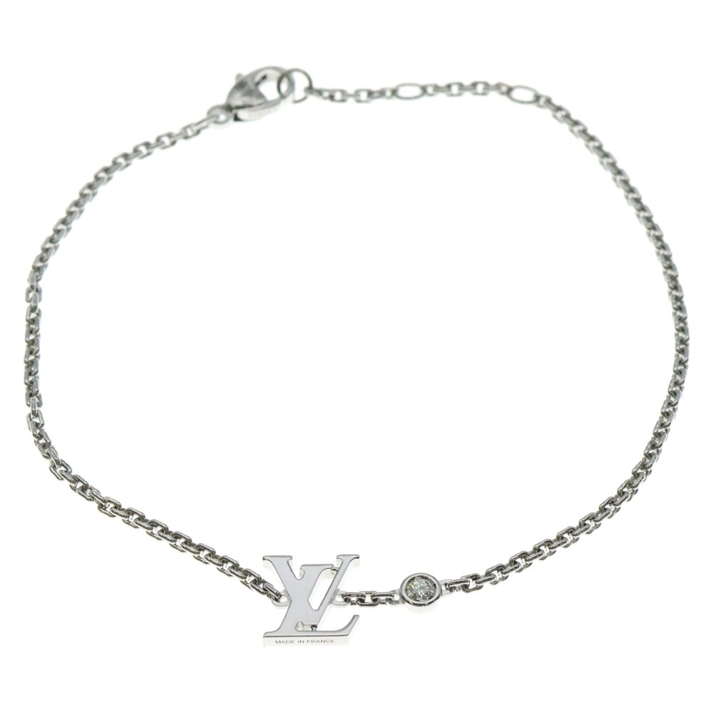 LOUIS VUITTON(ルイヴィトン) ブレスレット イディール ブロッサム LV Au750 K18 WG ホワイトゴールド Q95581