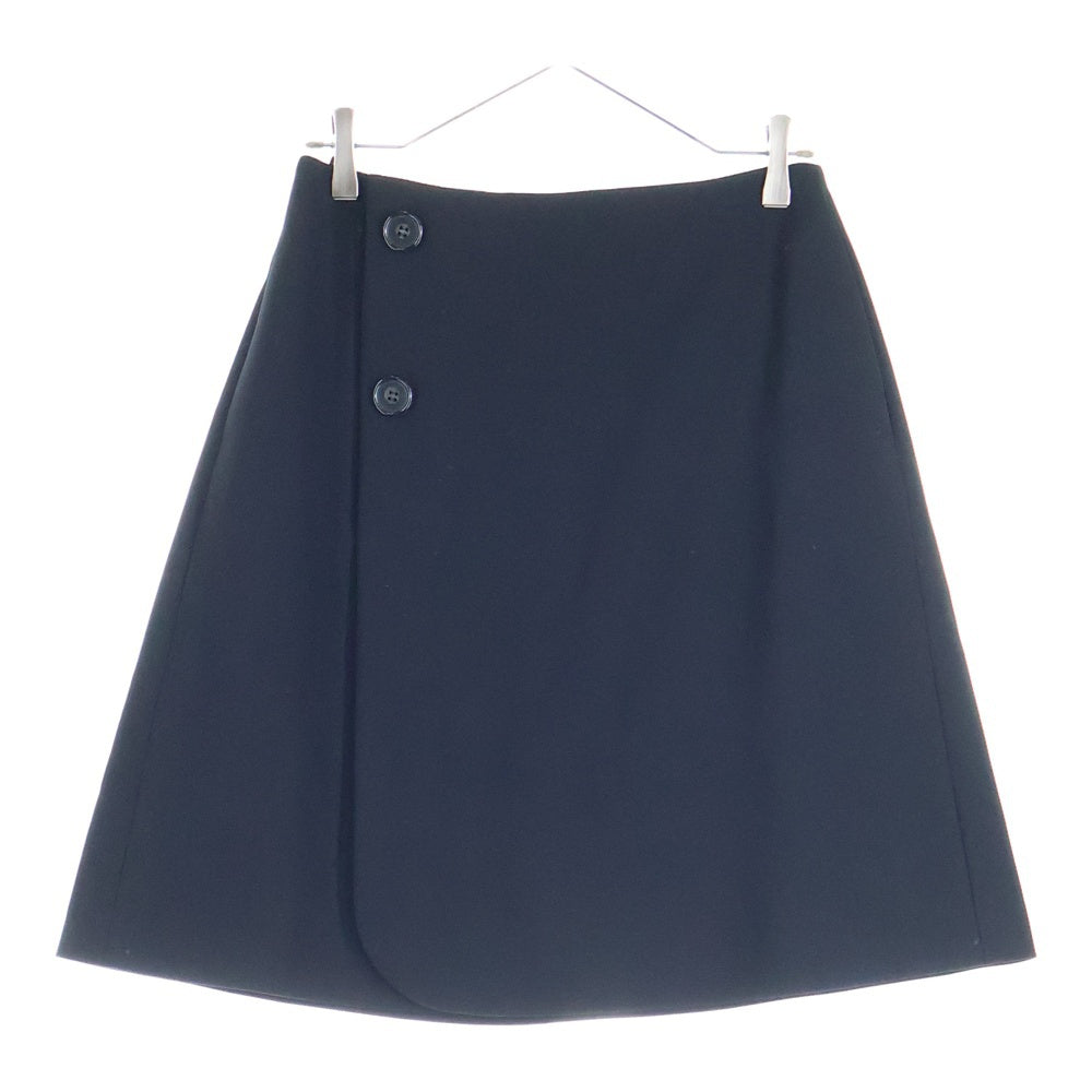 FOXEY(フォクシー) ボタンデザイン ミディアム スカート ブラック レディース 36604-NSSFI107L-2