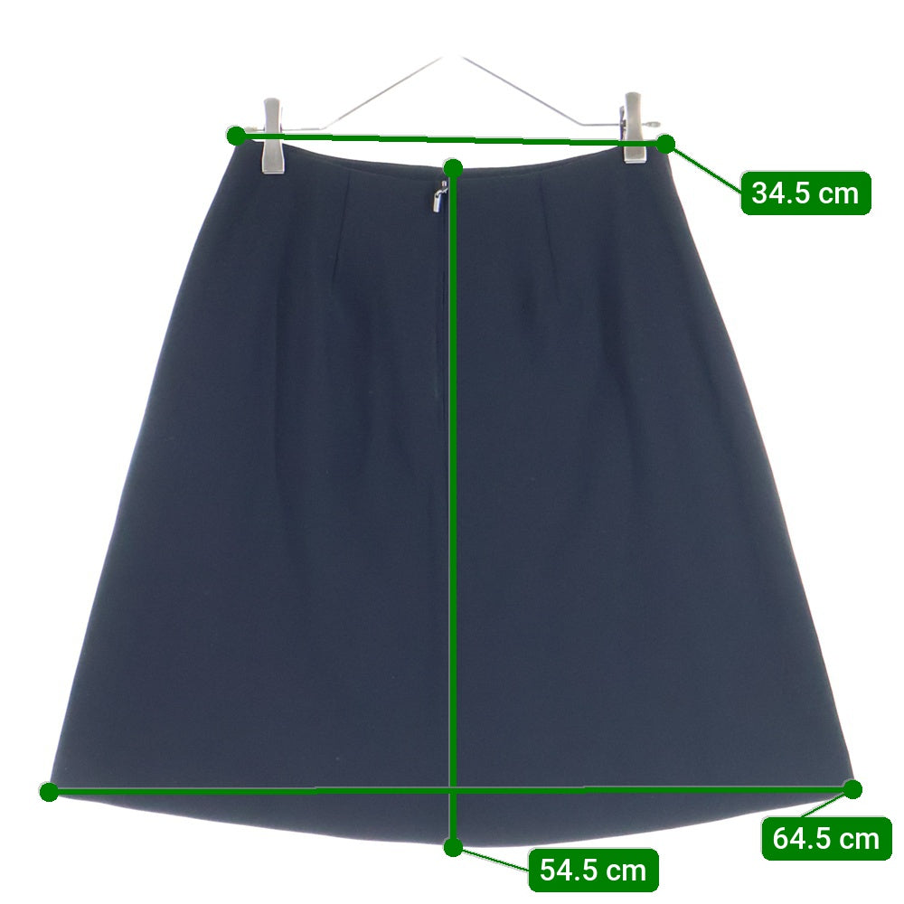 FOXEY(フォクシー) ボタンデザイン ミディアム スカート ブラック レディース 36604-NSSFI107L-2